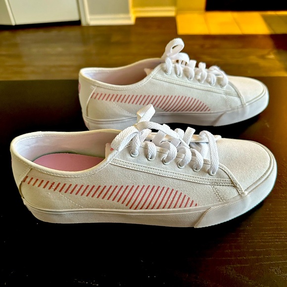 PUMA Bari white-pale pink **NEW** 8.5 - Picture 1 of 6